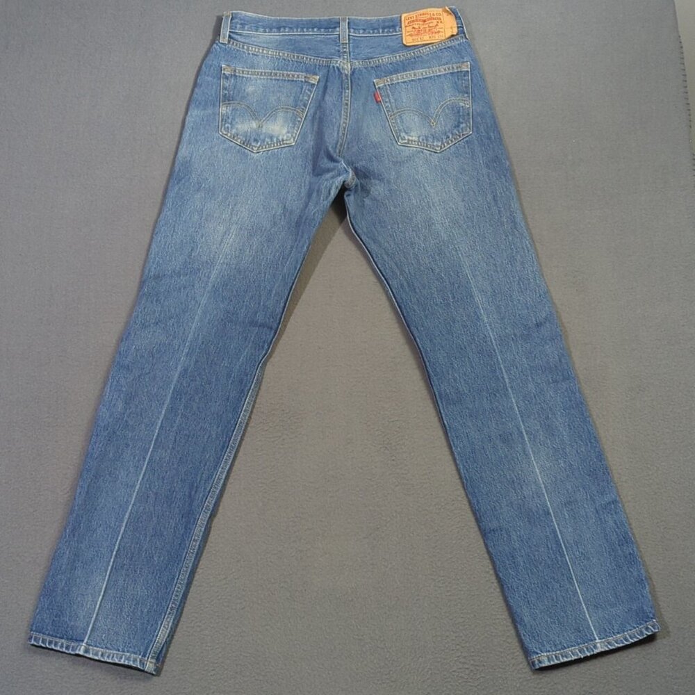 Levi's VTG Jeans Mens 36x36 Fits 32x32 Blue 501 XX Straight Leg Button Fly Denim - Picture 2 of 12